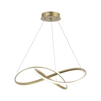 Pendente 35W 3 Tons Dourado Avant Luz Ajustável Moderno