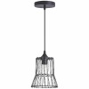 Pendente Aramado 5 em 1 Diversas Formas Preto G-Light