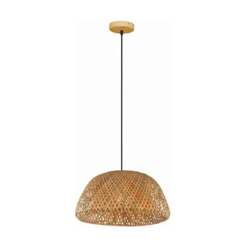 Pendente Bambu Artesanal 360 1x E27 110/220V G-Light