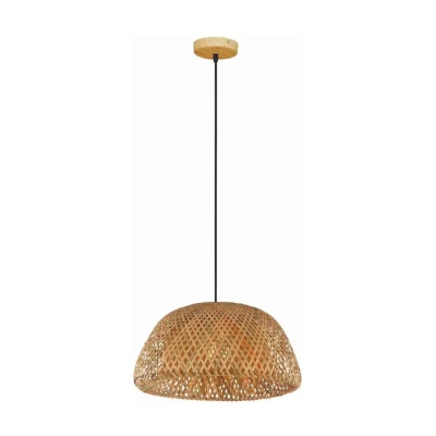 Pendente Bambu Artesanal 360 1x E27 110/220V G-Light