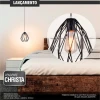 Pendente Christa Preto 1 x E27 Preto Taschibra Pendente Christa Preto 1 x E27 Preto Taschibra