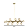 Pendente Cotton 95CM - Bronze Vidro Ambar SKY3027-2 Skylight Pendente Cotton 95CM - Bronze Vidro Ambar SKY3027-2 Skylight