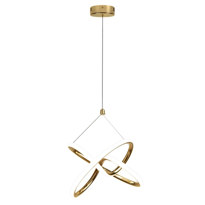 Pendente De Led Lupi 24W 4100K Cor Dourado Bivolt Blumenau