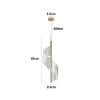 Pendente De Led Ruban 9W 3000K 1Mod Dourado Fosco Novo
