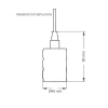 Pendente Dot Metal Rock Preto 1XE27 Taschibra Novo Pendente Dot Metal Rock Preto 1XE27 Taschibra Novo