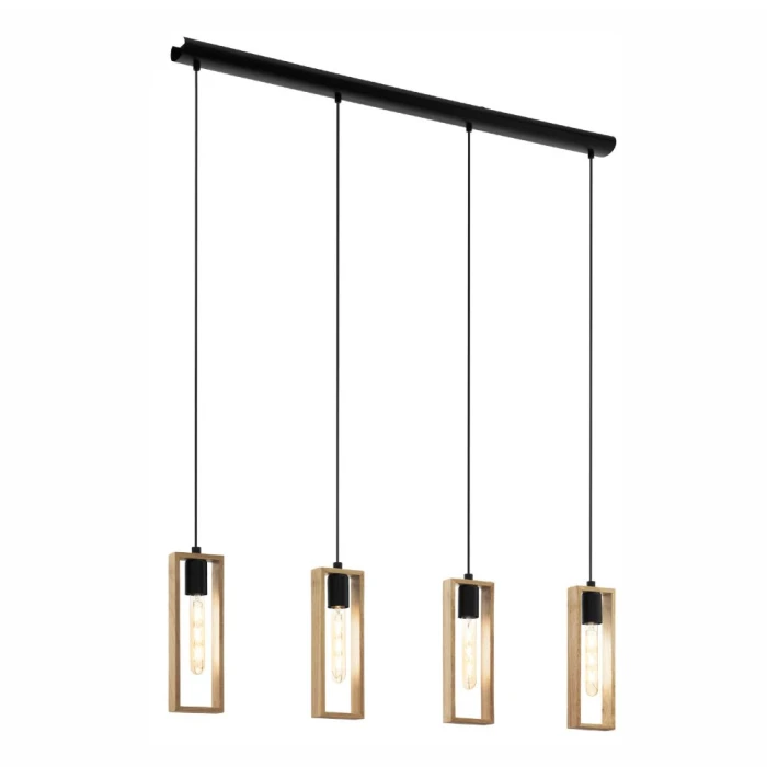 Pendente Eglo Littleton E27 4X 60W Bivolt 49475
