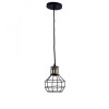 Pendente Gradeado Preto Para Uma Lâmpada E27 MBDecor Novo