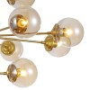 Pendente Jabutica 13cm 15 X E27 Bronze Nordecor