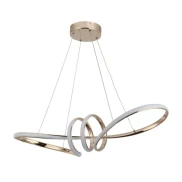 Pendente Led 45W 3 Tons De Luz Moderno Dourado Nitrolux Pendente Led 45W 3 Tons De Luz Moderno Dourado Nitrolux