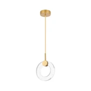 Pendente Led Akya 11W 3000K Ouro Fosco 2590 Nordecor Nono