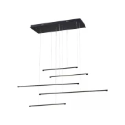 Pendente Led Alhena Preto 66W Bivolt Pl-9710 Astraled Novo