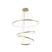 Pendente Led Alice 100W 3 Tons De Luz Dourado Avant Deluxe