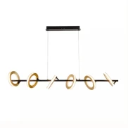 Pendente Led Anillo 75W 3000K Preto Com Dourado UI20150 Pendente Led Anillo 75W 3000K Preto Com Dourado UI20150