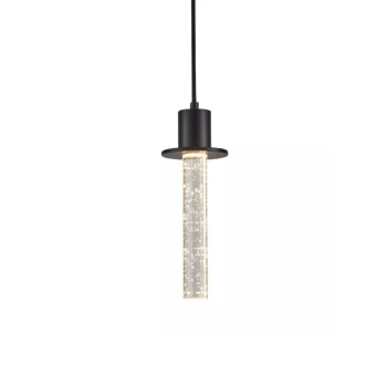 Pendente Led Kalu 3W 3000K Cor Preto 2767 Nordecor