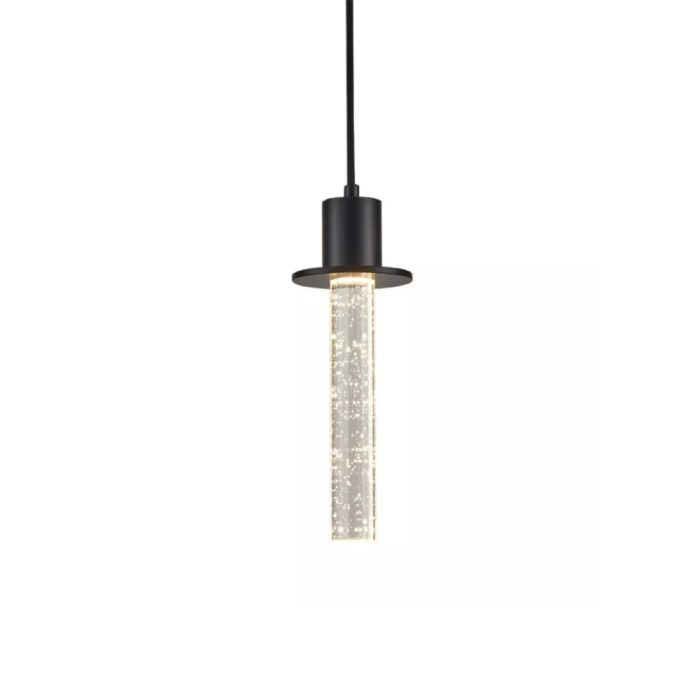Pendente Led Kalu 3W 3000K Cor Preto 2767 Nordecor