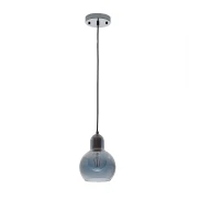 Pendente Led Lasi 1x E27 Vidro Fumê 100/240V Nordecor 2425