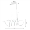 Pendente Led Lire 58W 3000K 27x70cm Cor Branco 2136 Nordecor