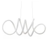 Pendente Led Lire Cristal 58W 3000K Cor Branco Nordecor 2321