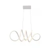 Pendente Led Lire Cristal 58W 3000K Cor Branco Nordecor 2321