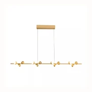Pendente Led Mezzo 30W 3000K Cor Dourado Bivolt Usina