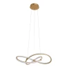 Pendente Led Moderno 40W 4000K Dourado Lp-018 Nitrolux