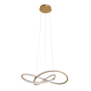 Pendente Led Moderno 40W 4000K Dourado Lp-018 Nitrolux Pendente Led Moderno 40W 4000K Dourado Lp-018 Nitrolux