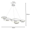 Pendente Led Syna 80W 3000K Branco Pl-9838 Astraled