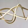 Pendente Led Wyna 79W 3000K Cor Ouro Champagne 2711 Nordecor