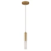 Pendente Led Zana 3W 3000K Cor Ouro Champagne De Marmore