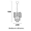 Pendente Lustre Cristal Midas 40 - Bivolt - 40w Blumenau