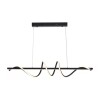 Pendente Lustre Moderno 45W 3 Tons De Luz Preto 110/220V