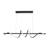 Pendente Lustre Moderno 45W 3 Tons De Luz Preto 110/220V