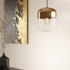 Pendente Maryvilla Moderno 1x E27 Vidro Dourado 220V Eglo