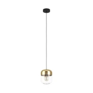 Pendente Maryvilla Moderno 1x E27 Vidro Dourado 220V Eglo Pendente Maryvilla Moderno 1x E27 Vidro Dourado 220V Eglo