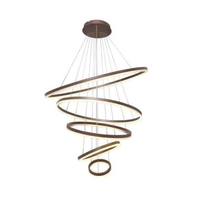 Pendente Moderno Led 140W 3500K Marrom Lp-801m Nitrolux