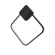 Pendente Moderno Minimalista Losango 13W 3000K Preto Pendente Moderno Minimalista Losango 13W 3000K Preto