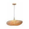 Pendente Regia 420 1X E27 Fibra Bambu Artesanal G-Light