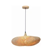 Pendente Regia 420 1X E27 Fibra Bambu Artesanal G-Light