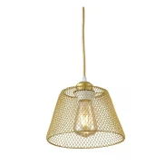 Pendente Teol Premium Dourado Para 1XE27 Mb Led 2603 Pendente Teol Premium Dourado Para 1XE27 Mb Led 2603