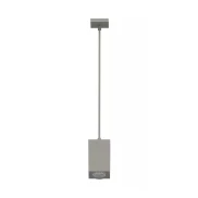 Pendente Tower Quadrado Com Face Plana 1XGU10 Branco