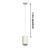 Pendente Tower Redondo 1XGU10 Face Plana Preto Save Energy