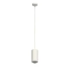 Pendente Tower Redondo Com Face Plana 1XGU10 Branco