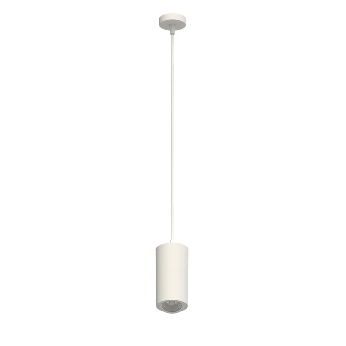 Pendente Tower Redondo Com Face Plana 1XGU10 Branco