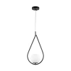 Pendente Upus Up E27 20Cm Preto Bivolt Nordecor Novo