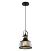 Pendente Vintage Soho Âmbar Redondo Blumenau Preto Bivolt