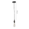 Pendente Wino Para 1xE27 1.80m Cor Ouro Velho Nordecor