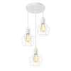 Pendente elegante Adhara 3Xe27 De Aço Branco Bivolt Avant