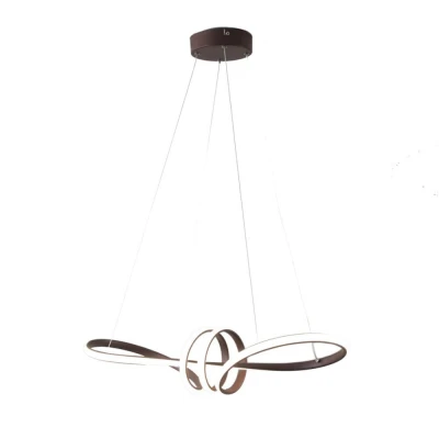 Pendente moderno Led 45W 3 Tons Marrom Lp-017m Nitrolux