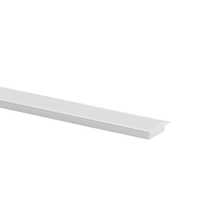 Perfil Embutir 40x10mm C/ Mola 3m Branco Taschibra 414035-11