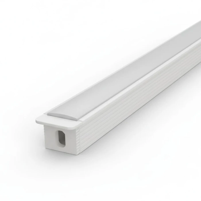 Perfil Risque Embutir 2M 13Mm Branco Avant Para Acabamento